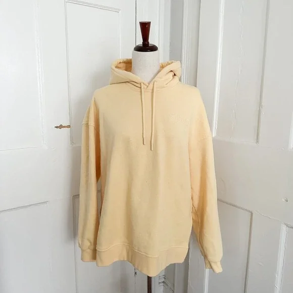 Ganni Yellow Hooded Sweatshirt - Picture 1 of 7